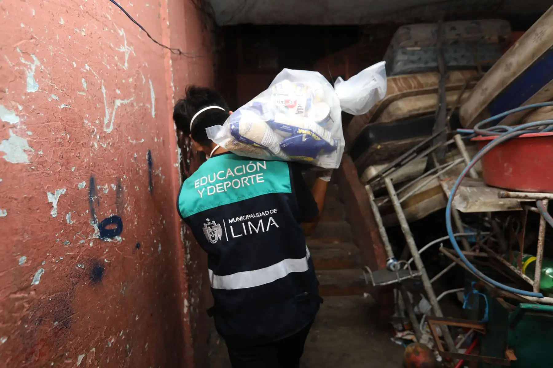 Municipalidad de Lima entregó canastas a familias del Cercado de Lima en situación de vulnerabilidad. Foto: ANDINA/Municipalidad de Lima