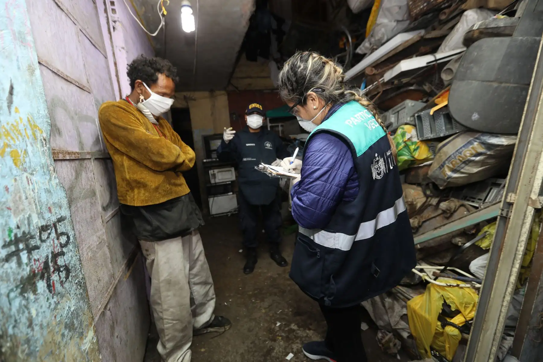Se llevó un registro de las familias beneficiadas. Foto: ANDINA/Municipalidad de Lima