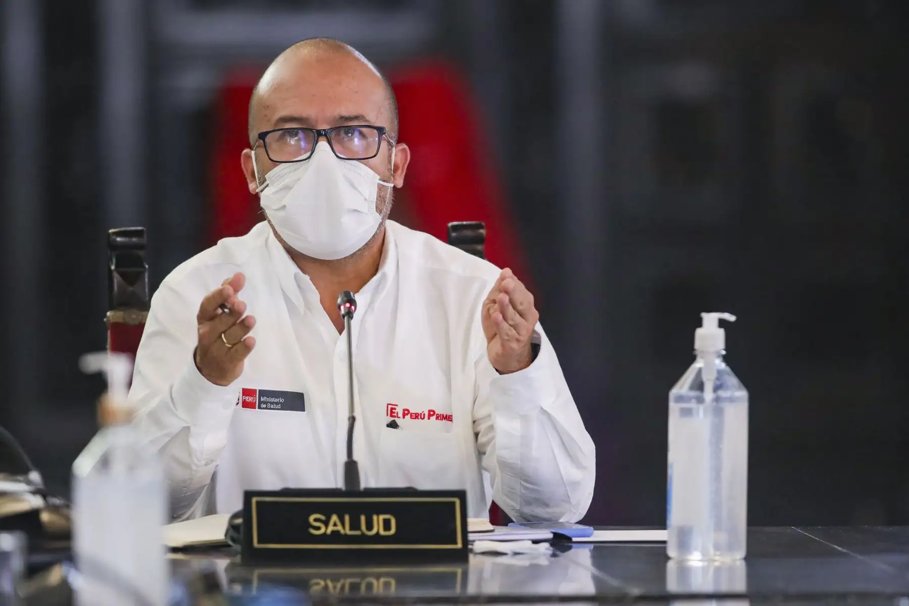 Ministro de Salud, Víctor Zamora. Foto: ANDINA/Prensa Presidencia.