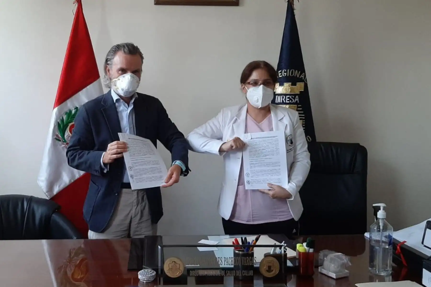 Convenio interinstitucional permitirá a la Diresa Callao tener un espacio en el terminal portuario para atender contingencias de salud.