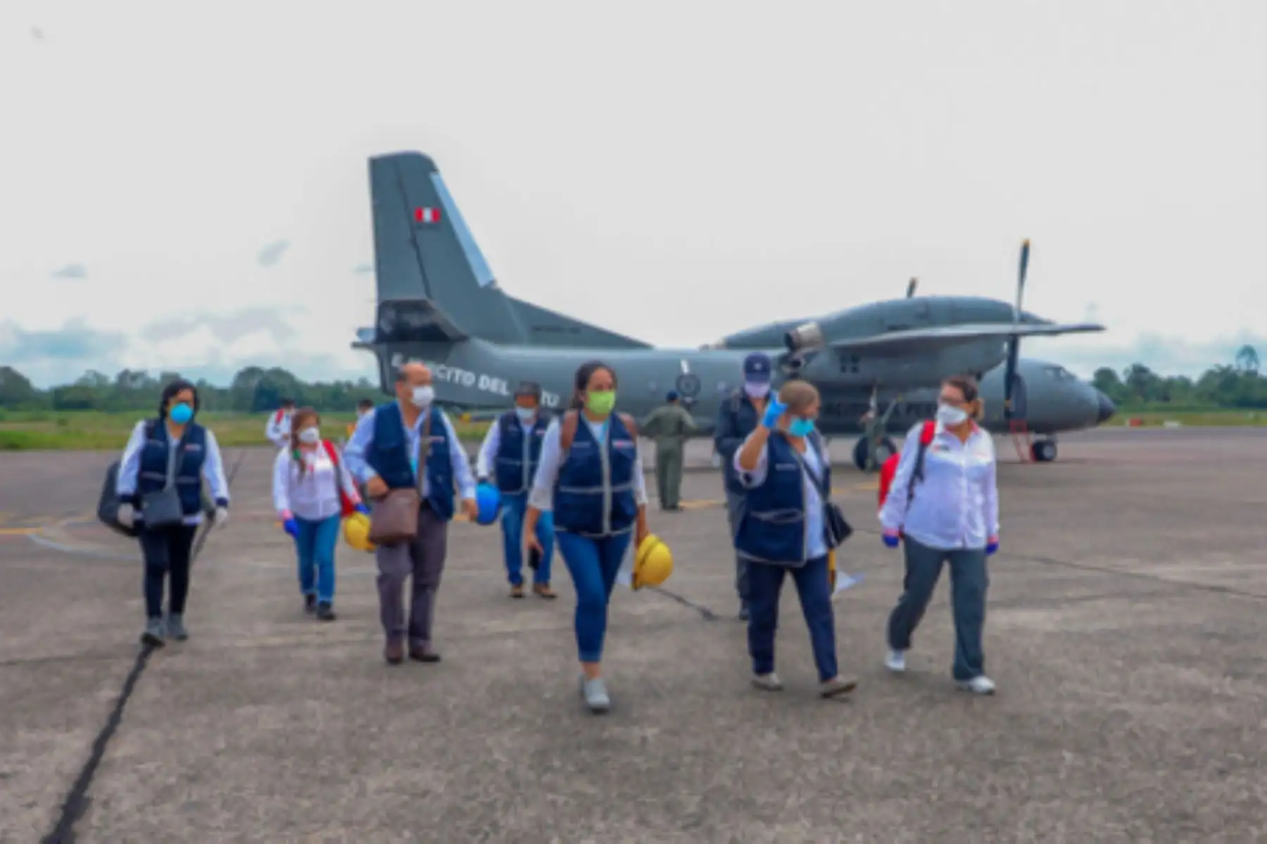 La ministra de la Producción, Rocío Barrios, llegó a la ciudad de Iquitos, para reunirse con el Comando de Operaciones Regional Covid-19. Foto:ANDINA/Produce