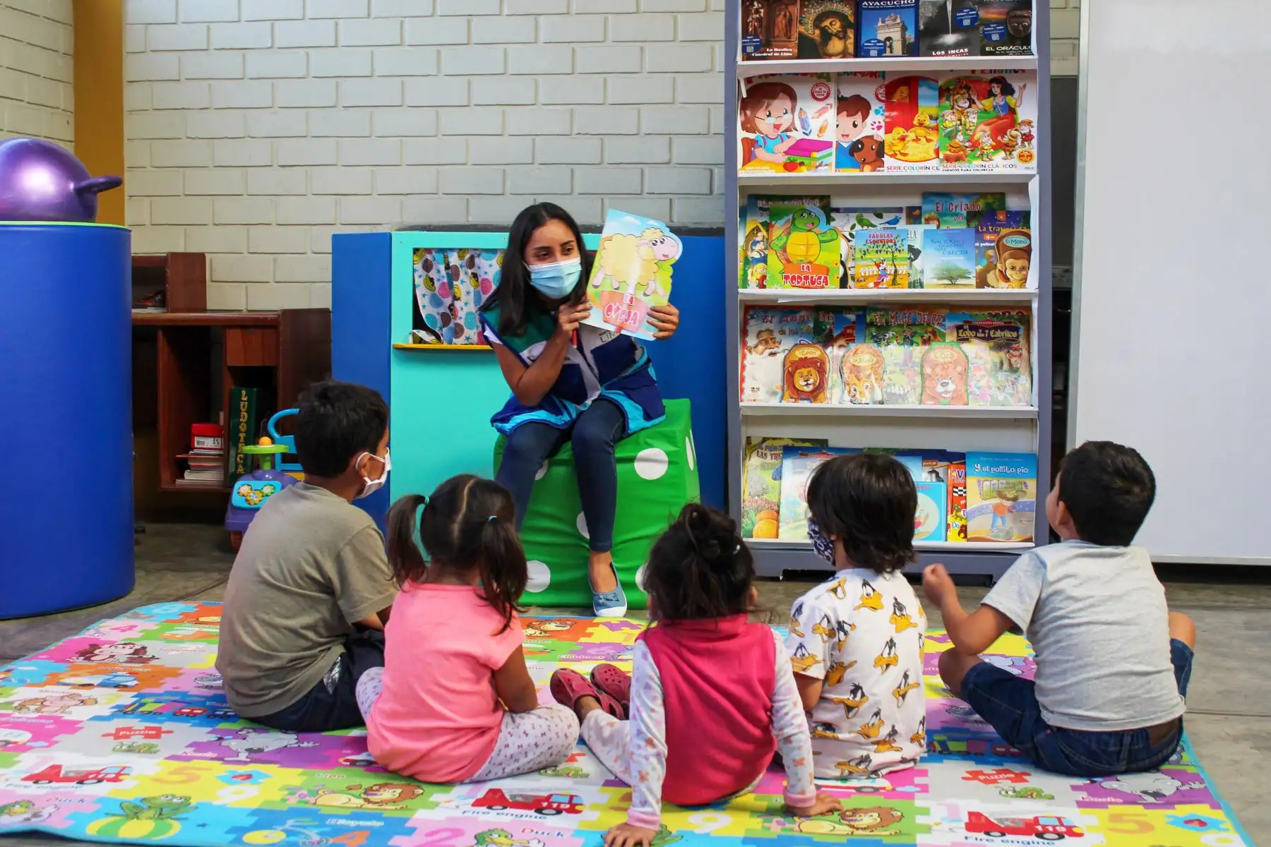 Además se implementó juegos didáctico para niños. Foto: ANDINA/Municipalidad de Lima