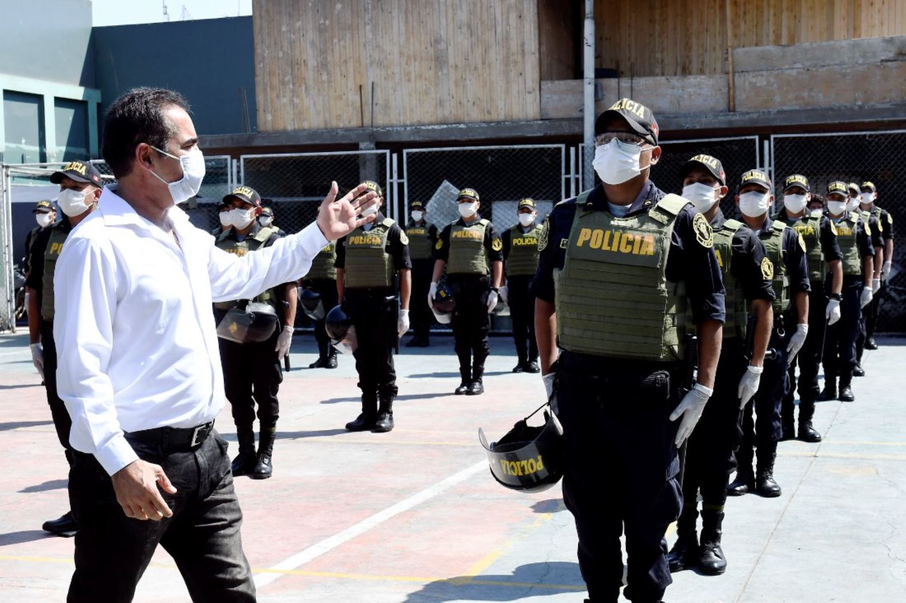Ministro del Interior: “La salud del personal policial será prioridad en mi gestión”. Foto: ANDINA/difusión.