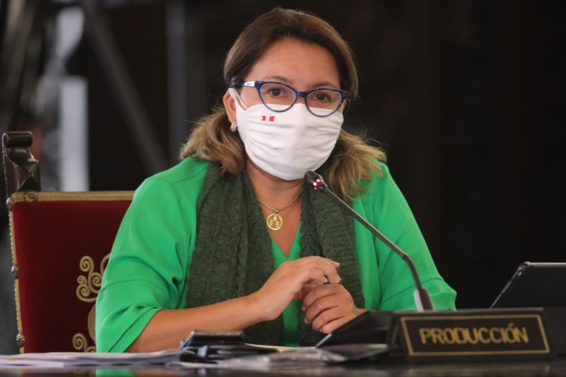 Ministra de la Producción, Rocío Barrios. ANDINA/Prensa Presidencia