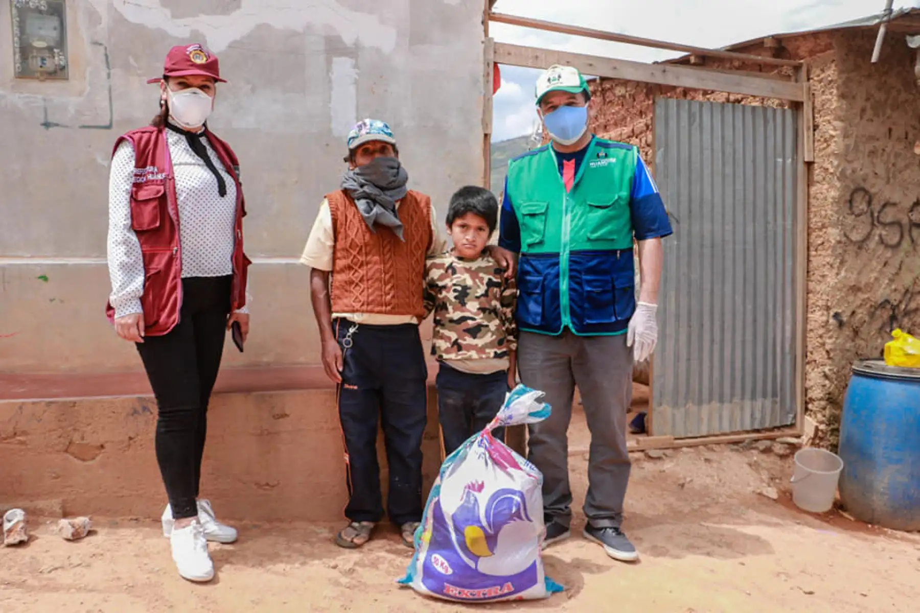 Municipalidad de Huánuco continúa entregando alimentos de primera necesidad a familias más vulnerables de su región. Foto: ANDINA/Municipalidad de Lima