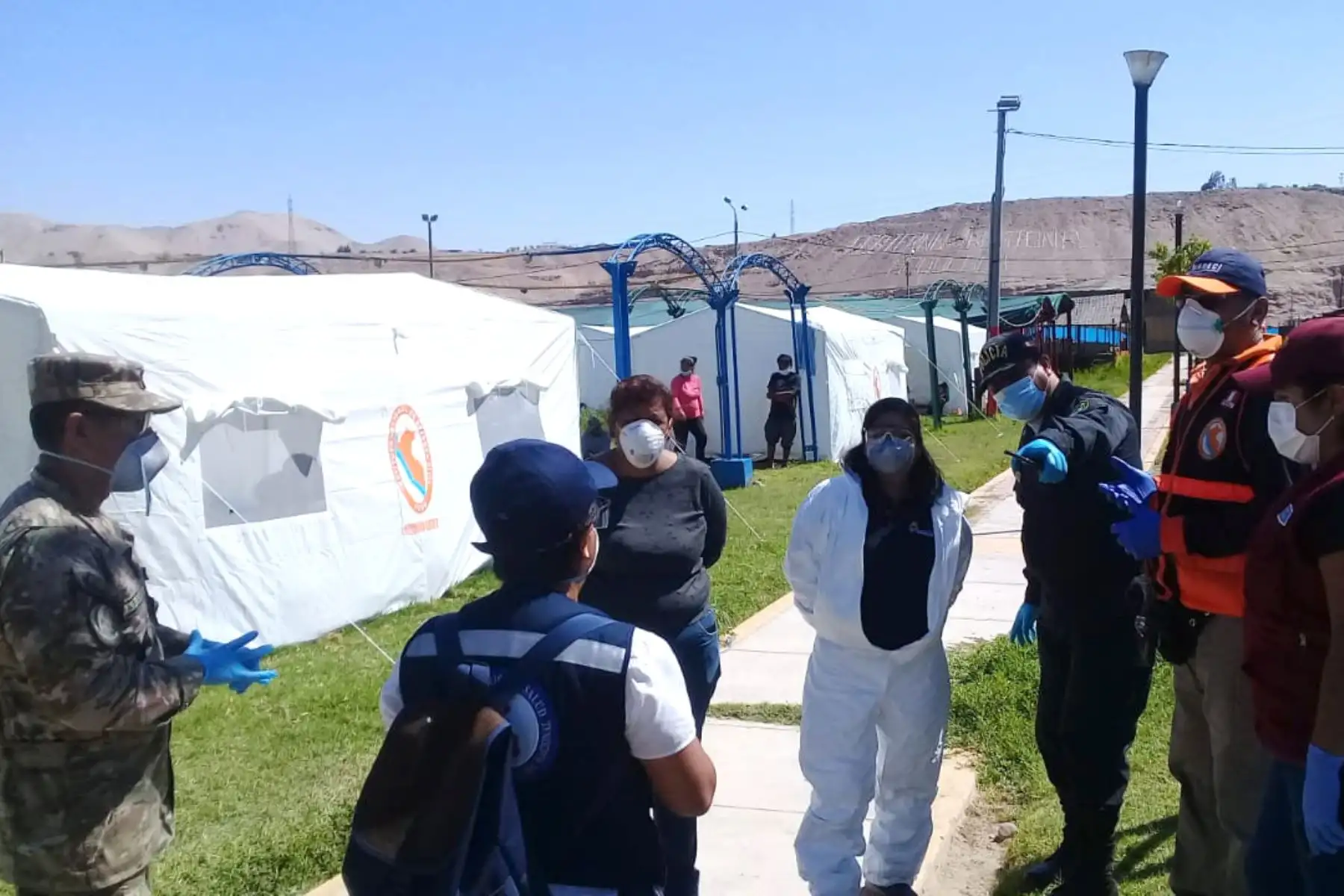 Llegaron a Moquegua alrededor de 173 connacionales en situación de vulnerabilidad, desde Lima con un trabajo articulado entre autoridades e instituciones del gobierno Nacional y regional se realizaron acciones de control sanitario.

Foto:INDECI
