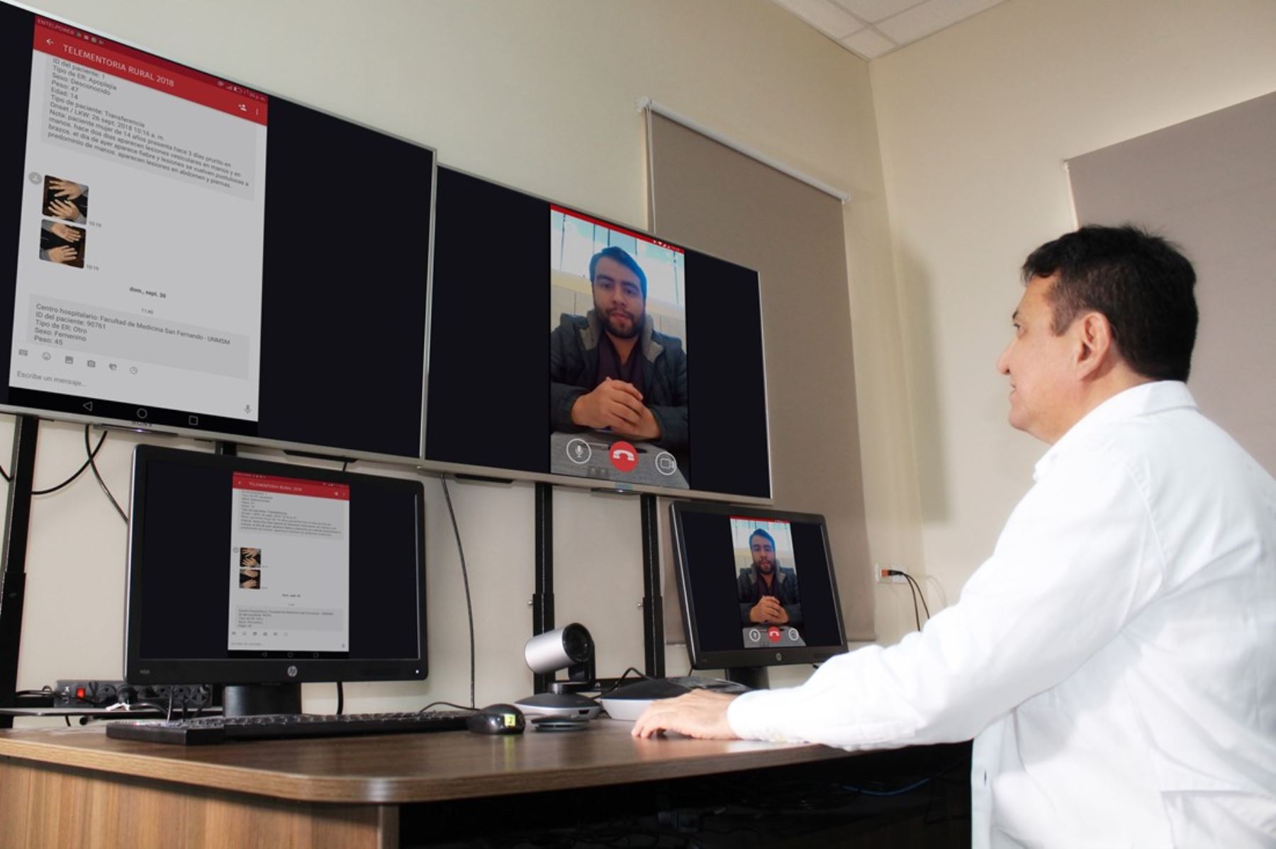 Coronavirus: San Marcos creará red virtual de brigadistas para detectar casos graves. Foto: ANDINA/Difusión.