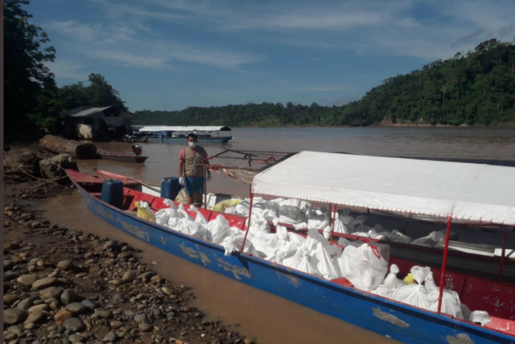 Familias nahuas en situación de contacto inicial de la región Ucayali recibirán víveres. Foto: ANDINA/Difusión
