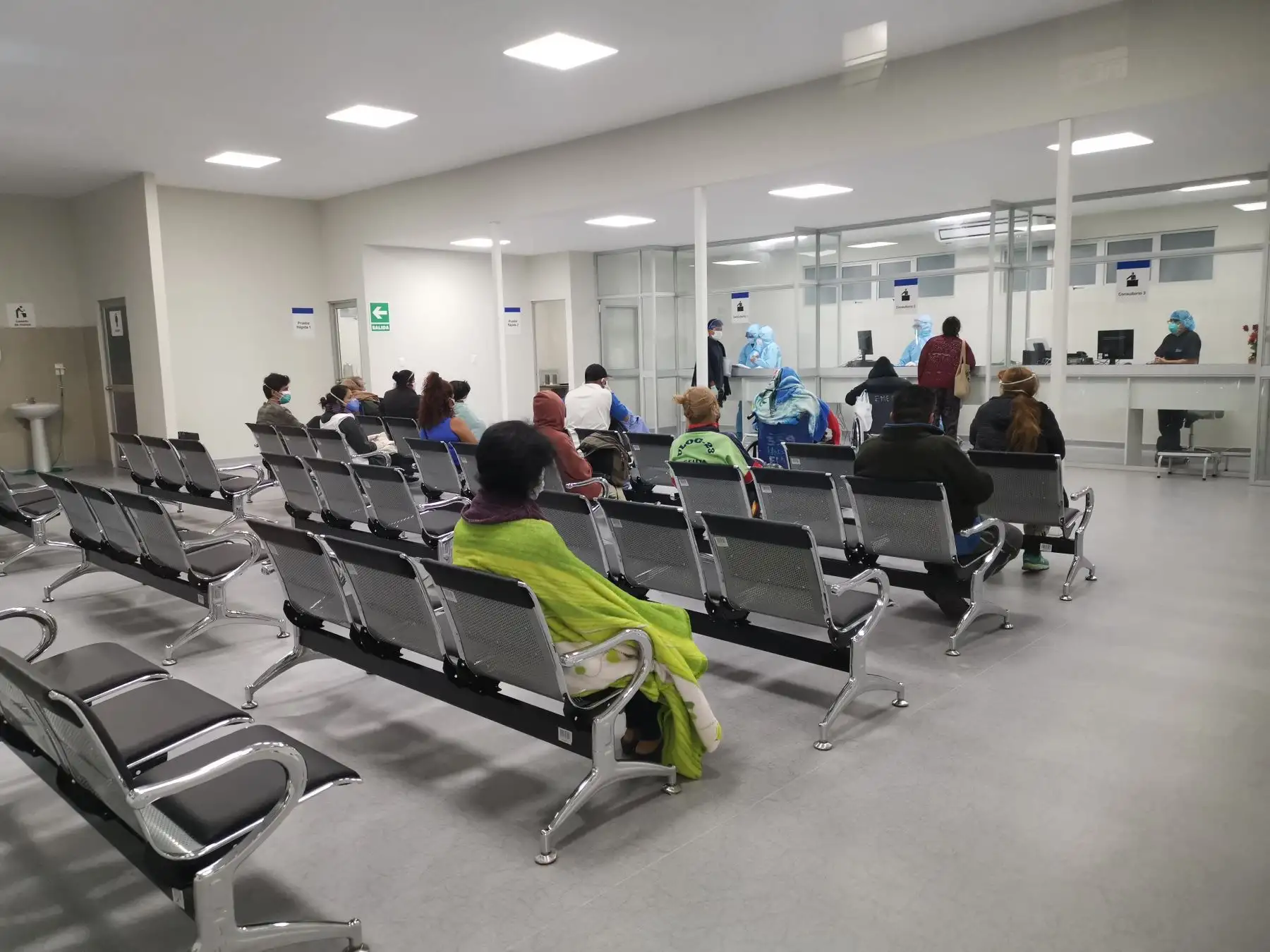 Essalud ejecuta nuevo triaje diferenciado en el Hospital Guillermo Almenar, para una mejor atención de los asegurados.Foto:ANDINA/Essalud