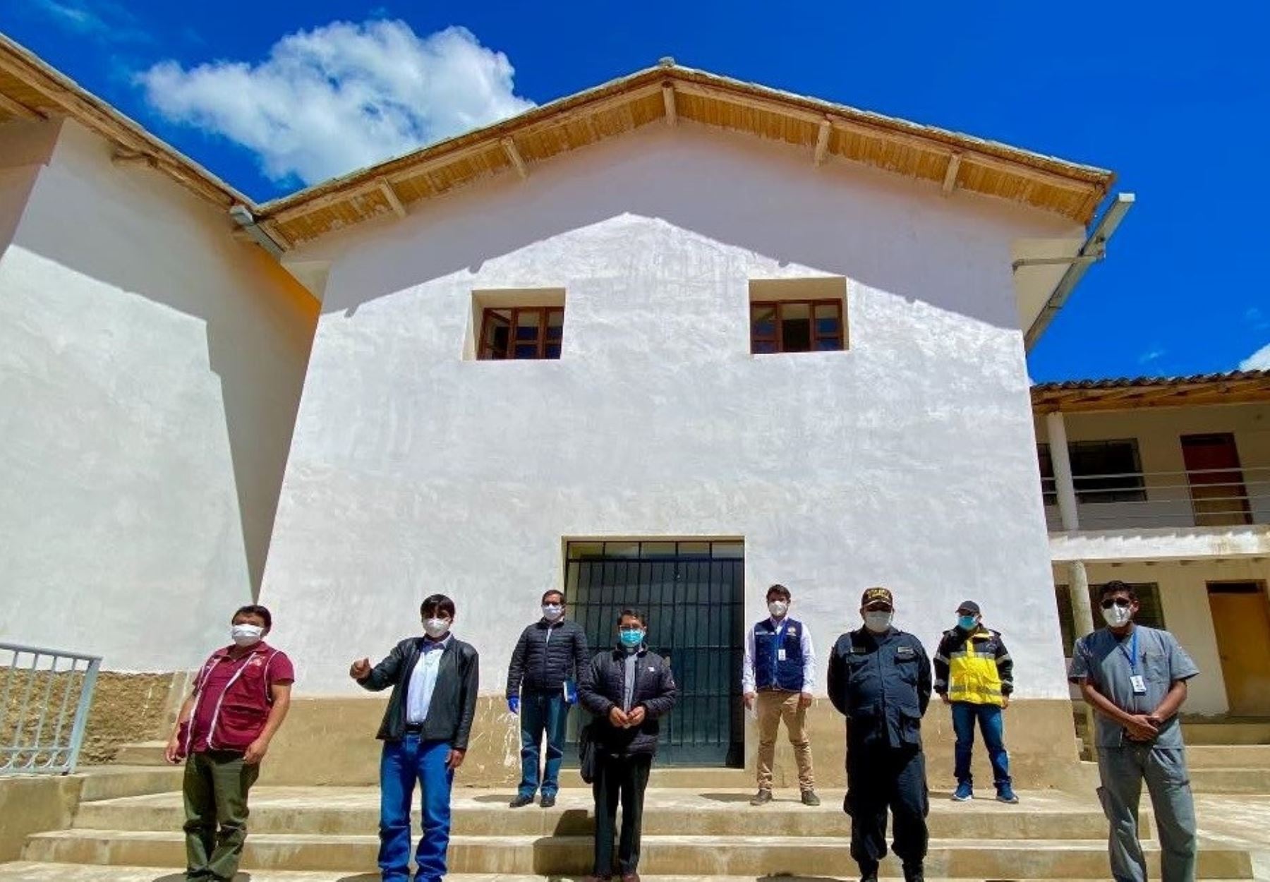 Diócesis de Huari, ubicado en la provincia ancashina de Huari, cede local a las autoridades provinciales para albergar a pacientes positivos de coronavirus (covid-19). ANDINA/Difusión