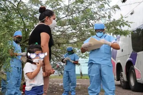 Los retornantes cumplen cuarentena en los hospedajes.