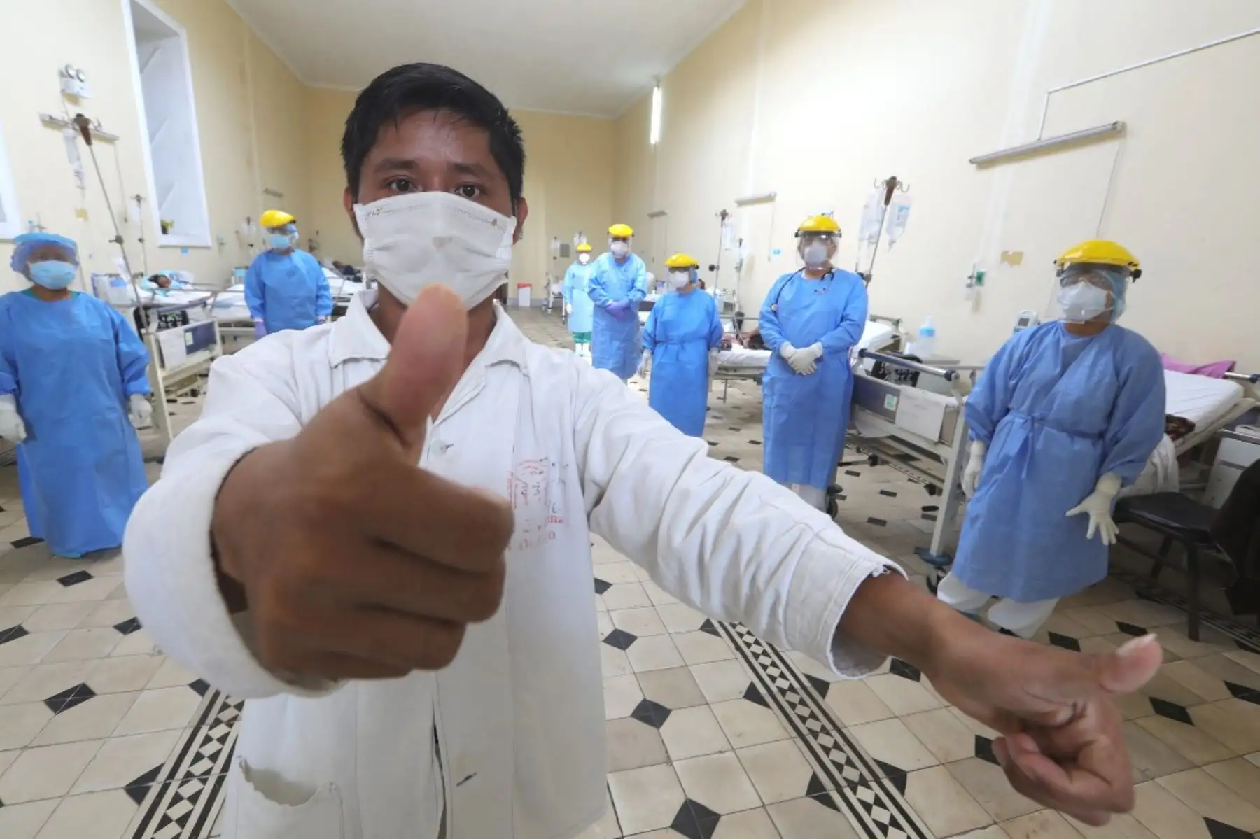 Coronavirus: excombatiente del Vraem vence a la pandemia y es dado de alta. Foto: ANDINA/difusión.