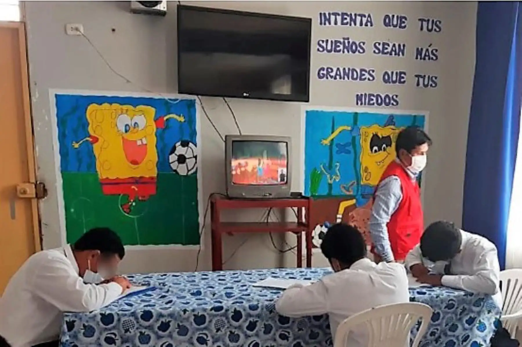 Menores de edad reciben atención en centros del Inabif durante la emergencia nacional por coronavirus.