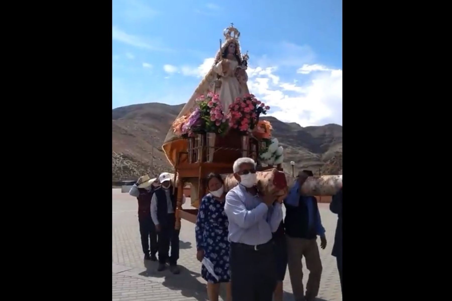 Celebraciones en honor a la Virgen de Chapi, patrona de Arequipa.