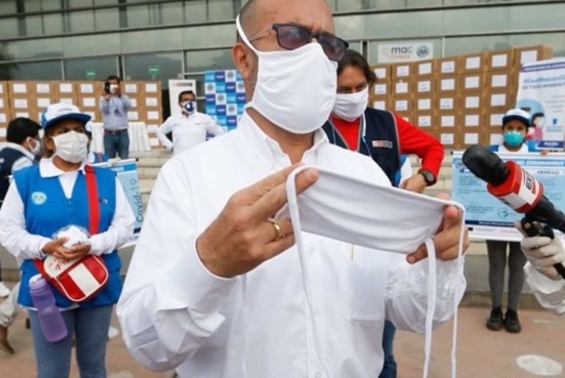 Coronavirus: Minsa entregará 10 millones de mascarillas en todo el país. Foto: ANDINA/Difusión.