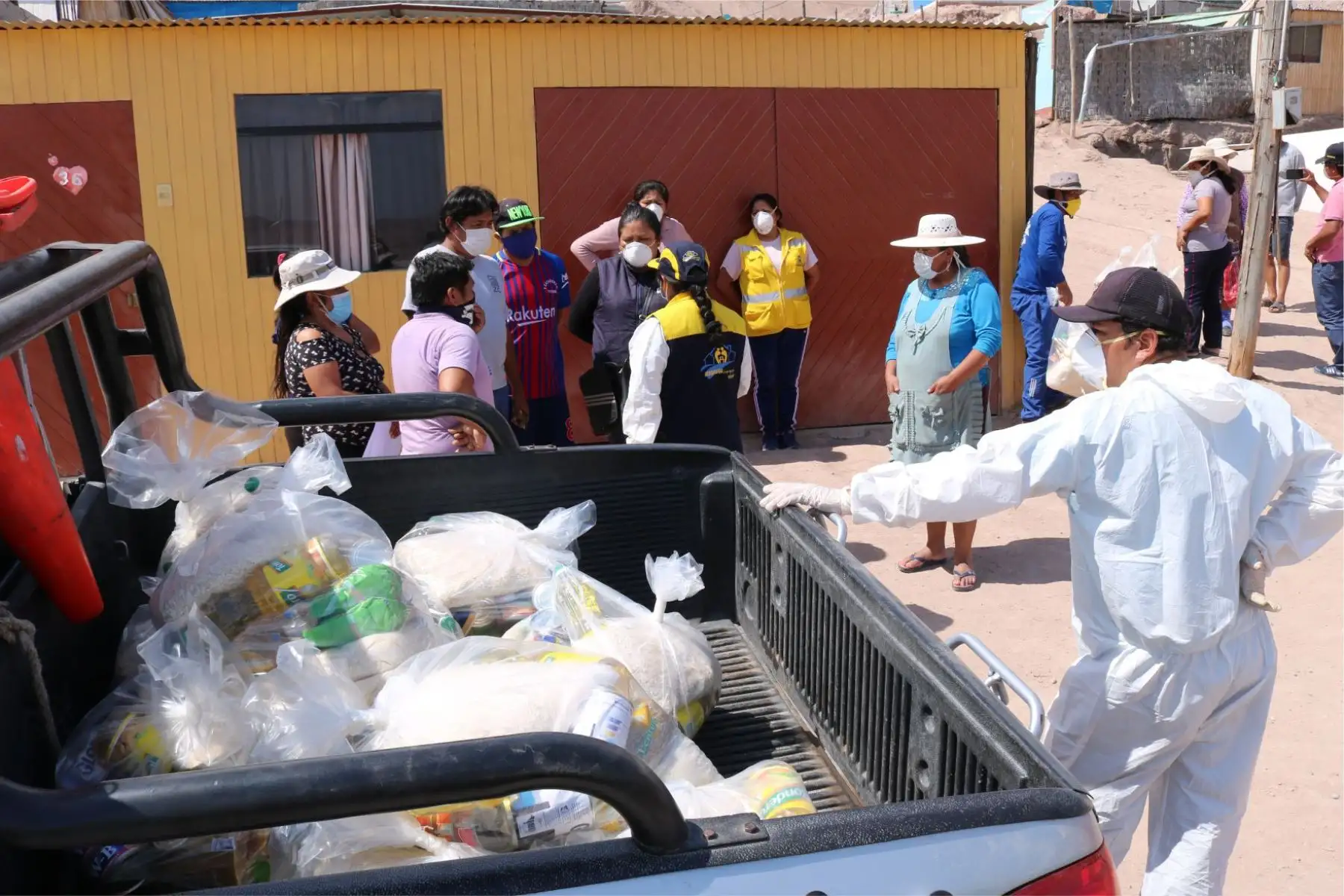 Además, aseguraron contar con la supervisión de la Contraloría para su transparencia durante la entrega de los donativos. Foto: ANDINA/Municipalidad de Moquegua