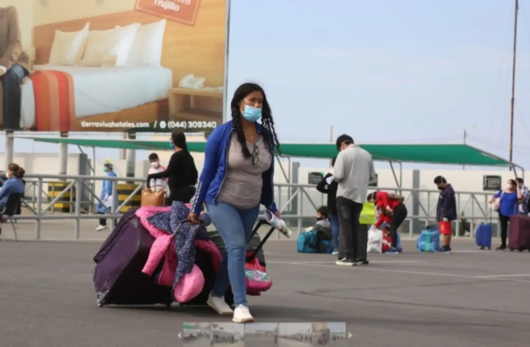 Traslado humanitario: regresan a región La Libertad retornantes desde Lima y viceversa
