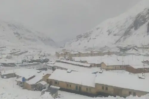 Además de nieve se presentará lluvia y granizo de moderada a fuerte intensidad en la Sierra. Foto: ANDINA/Difusión