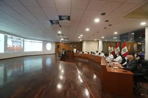Sesión 128 del foro del Acuerdo Nacional. Foto: ANDINA/Vidal Tarqui.