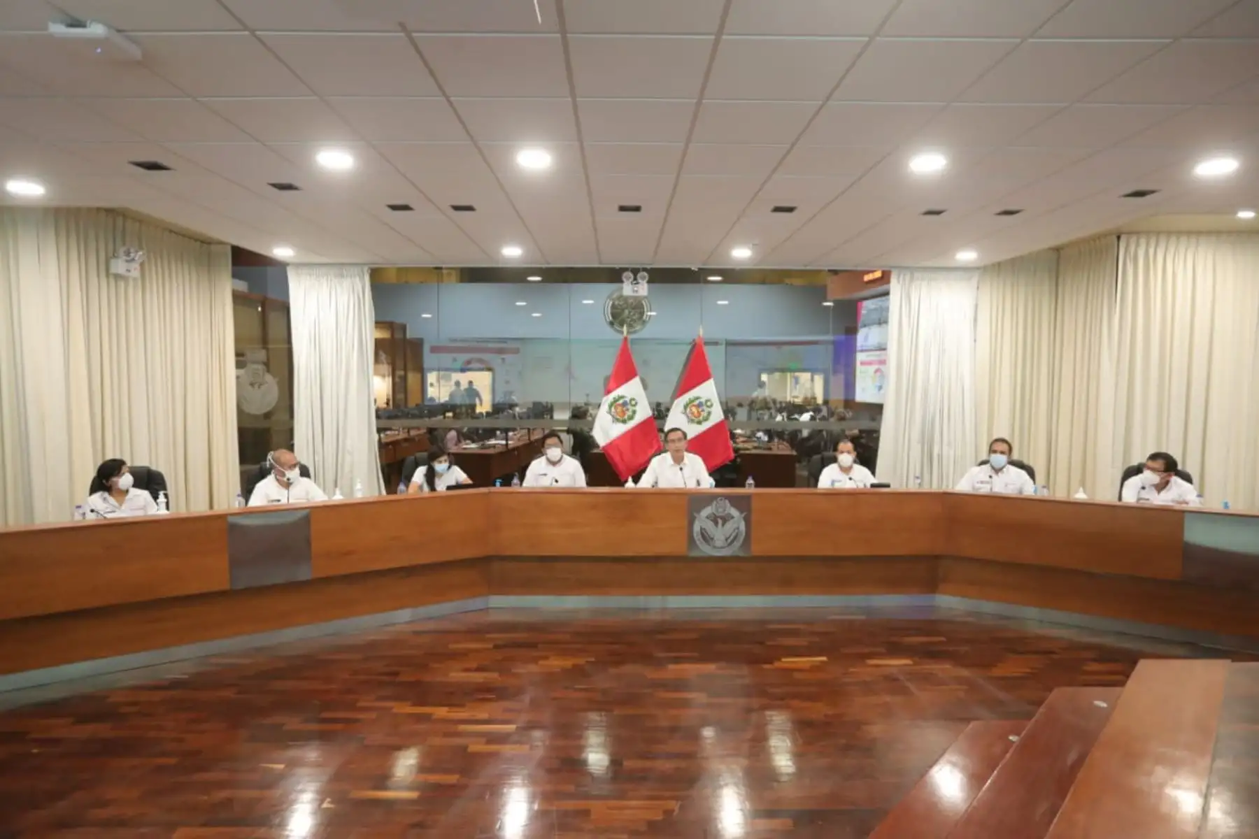 El presidente Martín Vizcarra informa los avances de las medidas adoptadas por el Gobierno en el marco del estado de emergencia nacional por el coronavirus (covid-19). Foto: ANDINA/Prensa Presidencia