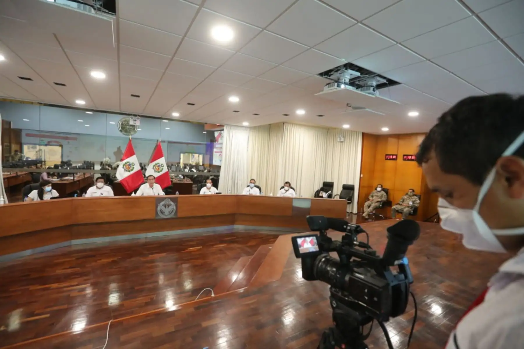 El presidente Martín Vizcarra informa los avances de las medidas adoptadas por el Gobierno en el marco del estado de emergencia nacional por el coronavirus (covid-19). Foto: ANDINA/Prensa Presidencia