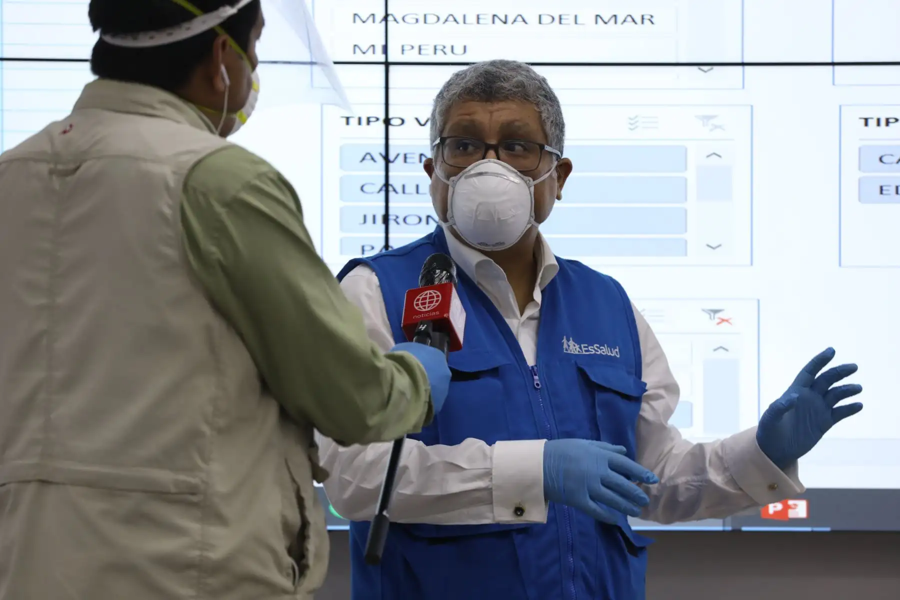 Essalud presenta nueva información sobre zonas de mayor riesgo del coranavirus.Foto:ANDINA/Essalud