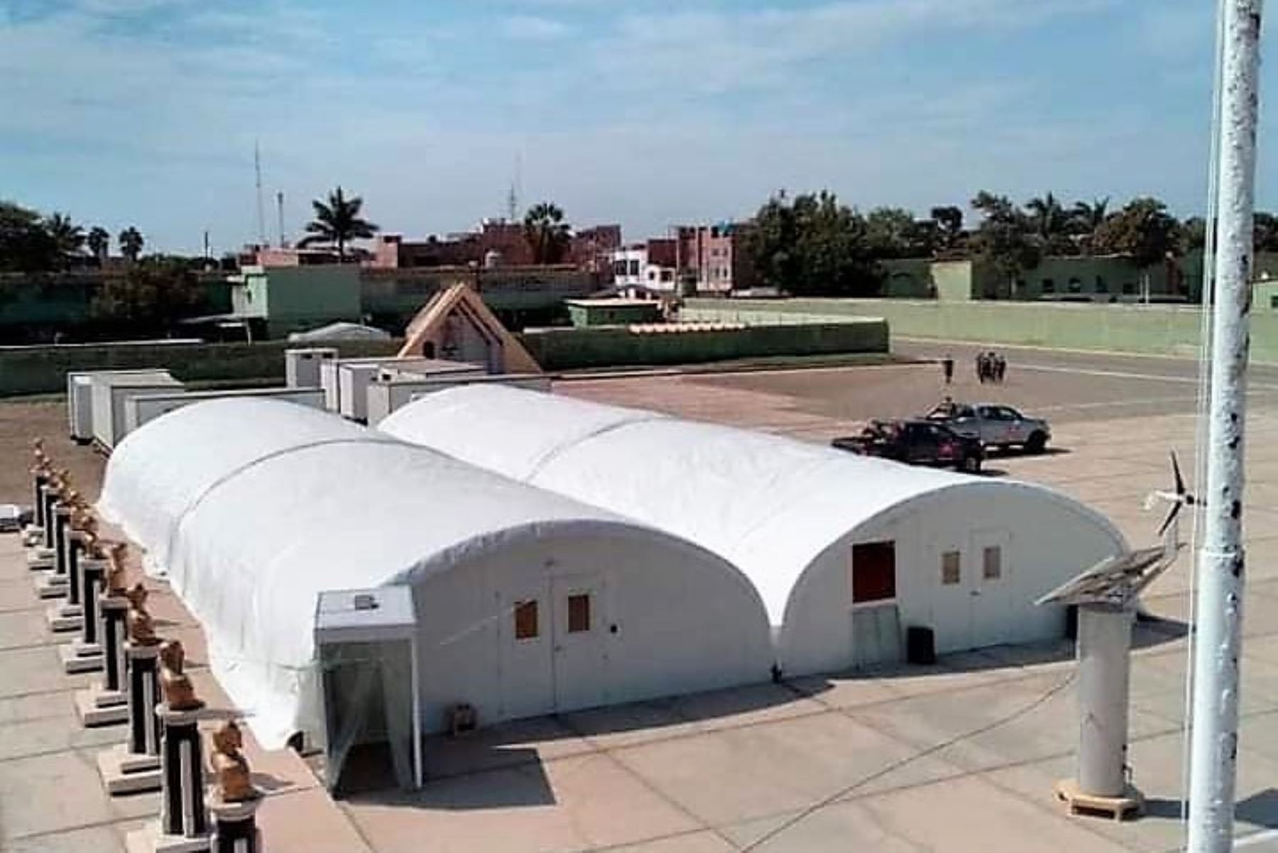 Centro de aislamiento voluntario para pacientes leves o asintomáticos de covid-19 en Lambayeque.