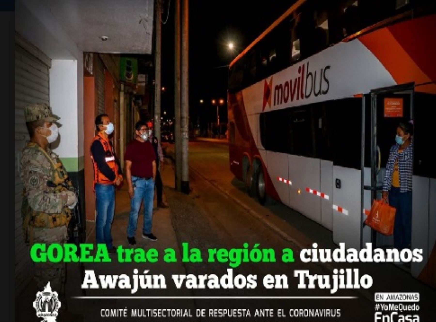 El legislador  por La Libertad, Lenin Bazán, les brindó a los ciudadanos awajún ambientes de su vivienda como refugio temporal en Trujillo.