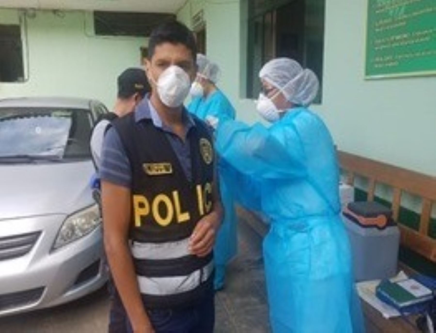 Vacunan contra la influenza a agentes policiales de las provincias de Cusco y La Convención. ANDINA/Difusión