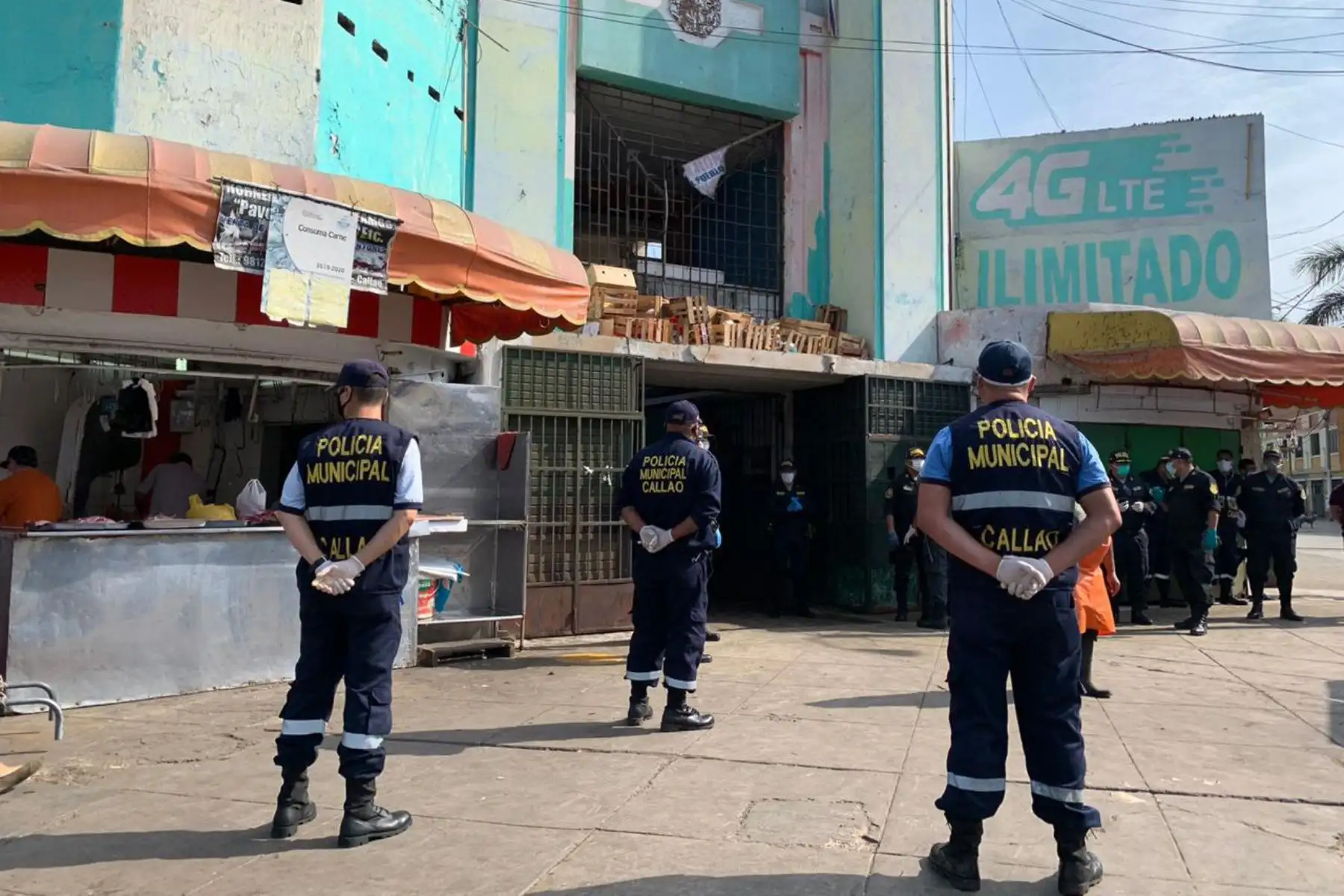 unicipalidad del Callao, en coordinación de la Diresa, realizó 150 pruebas rápidas a comerciantes y transeúntes del mercado central confirmando un total de 30 casos positivos de coronavirus. Foto: ANDINA/Municipalidad del Callao