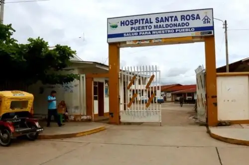 Hospital Santa Rosa en Puerto Maldonado, región Madre de Dios.
