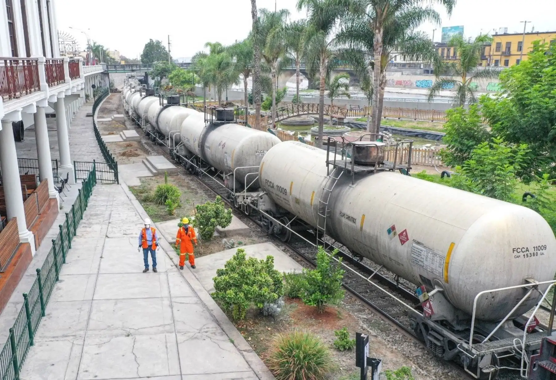 Sistema de ferrocarriles trasladaron más de 7.7 millones de galones de combustible. ANDINA/Difusión