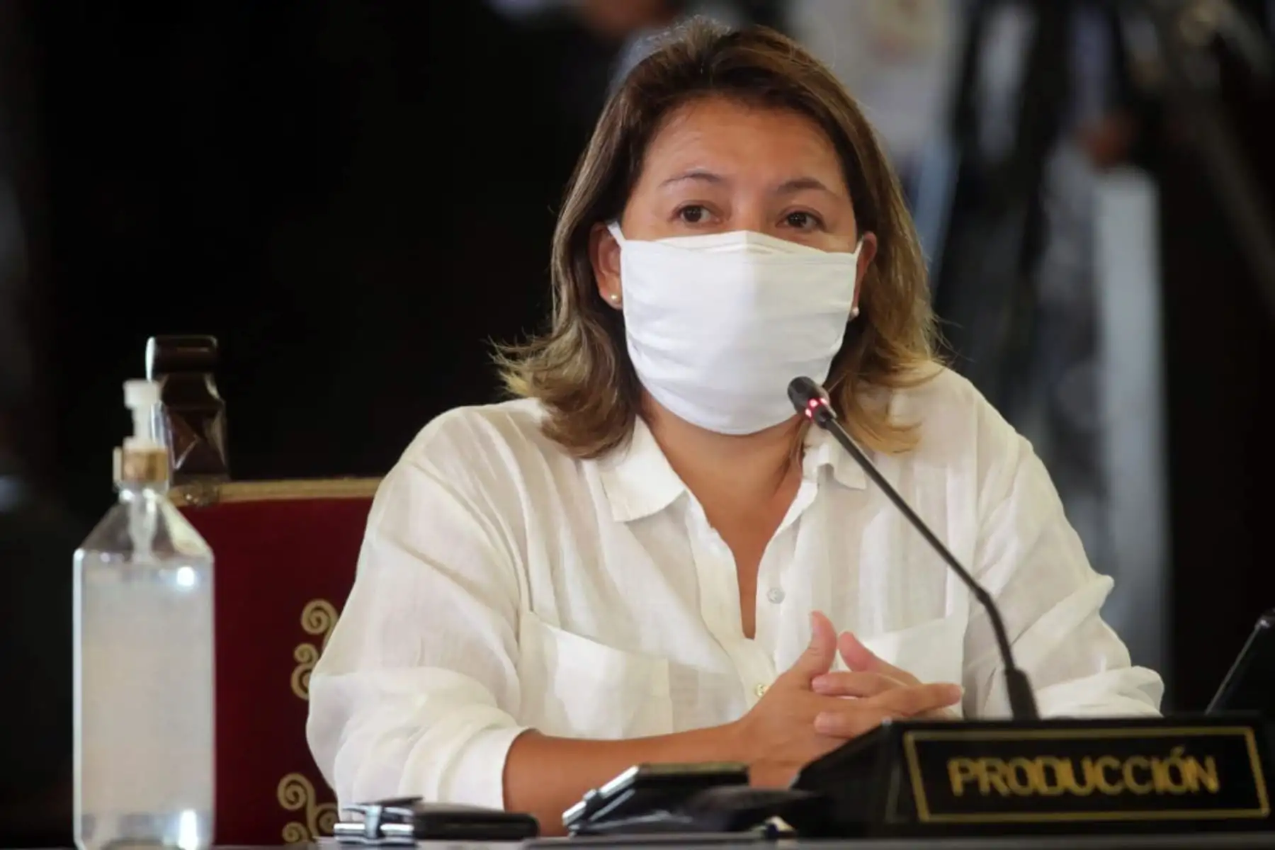Ministra de la Producción, Rocío Barrios. ANDINA/Vidal Tarqui