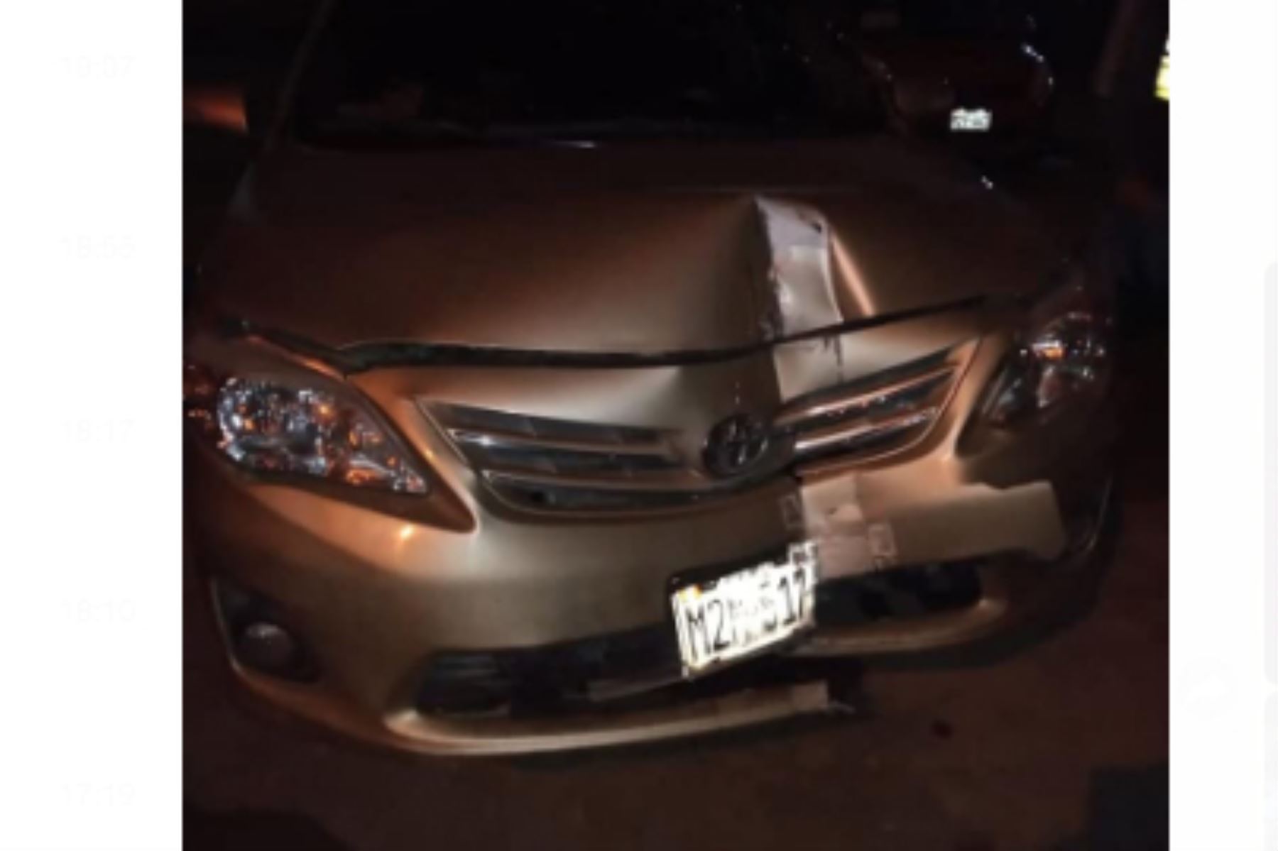El alcalde del distrito de Pomalca, Julio Lazo Pomares, fue detenido tras chocar su auto en pleno horario de inmovilización social obligatoria.