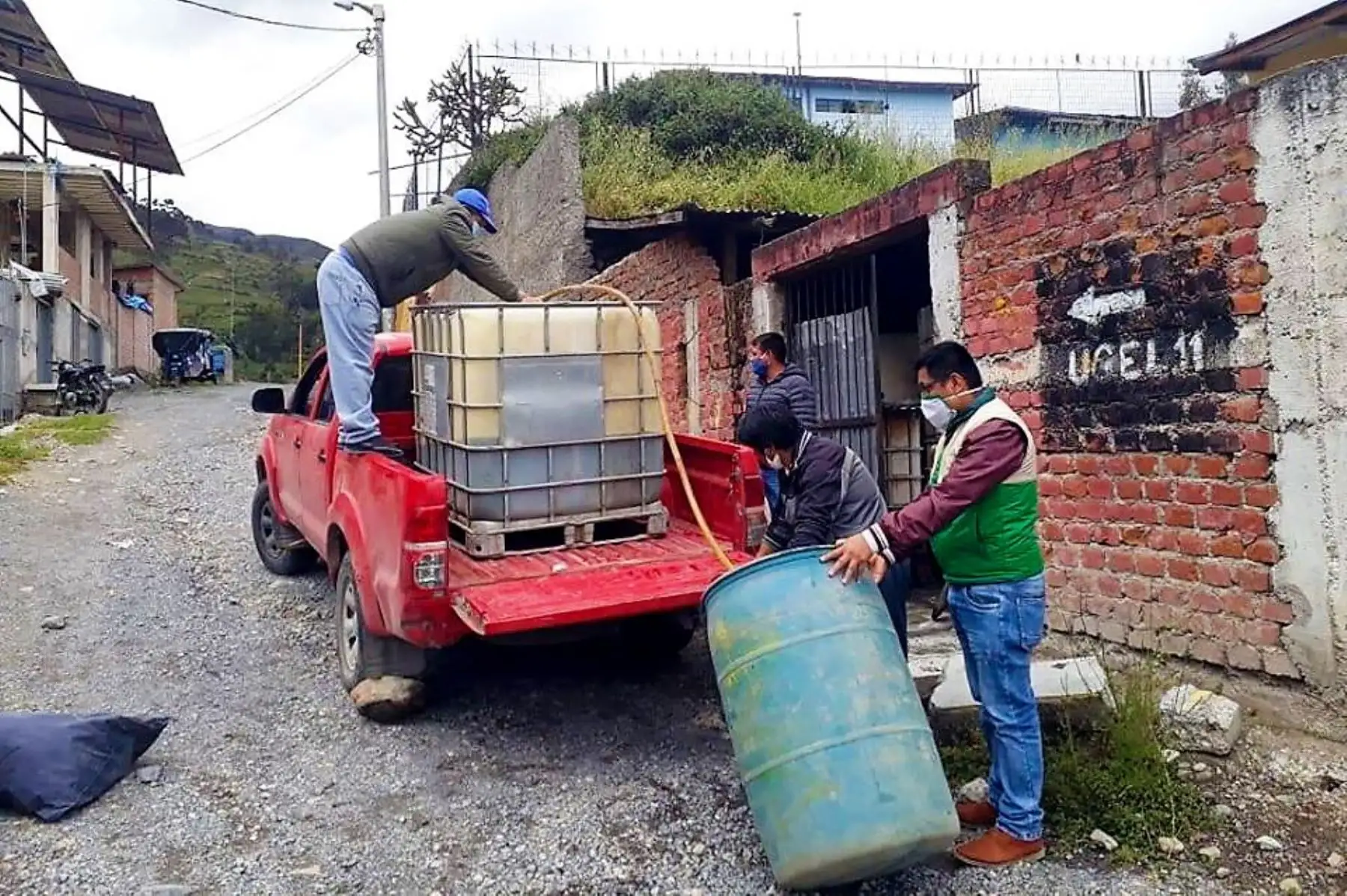 Gobierno regional de Lima desarrolla acciones para contener al coronavirus en la provincia de Cajatambo.