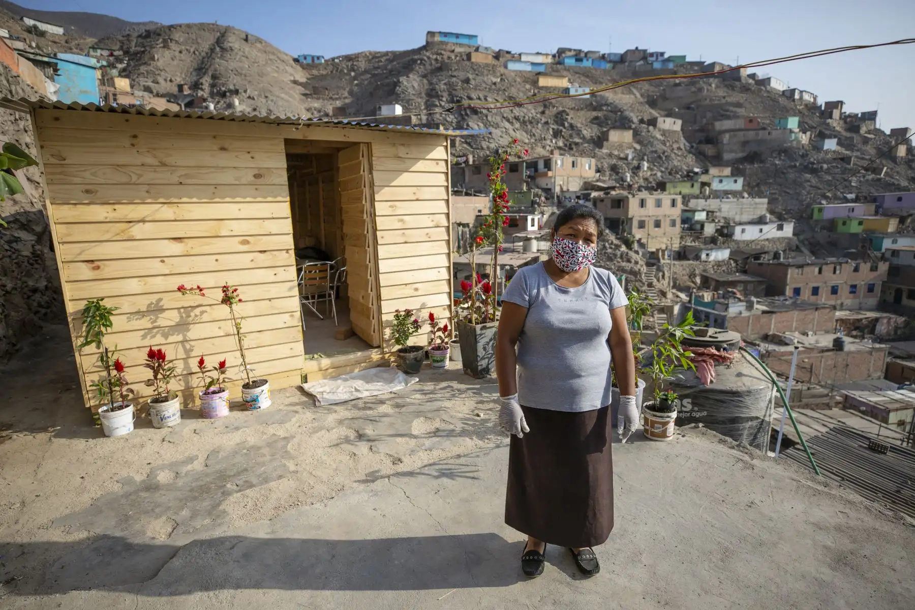 Municipalidad de Lima entregó vivienda a Elsa Corimaya, afectada por un incendio en San Juan de Lurigancho. Foto: ANDINA/Municipalidad de Lima