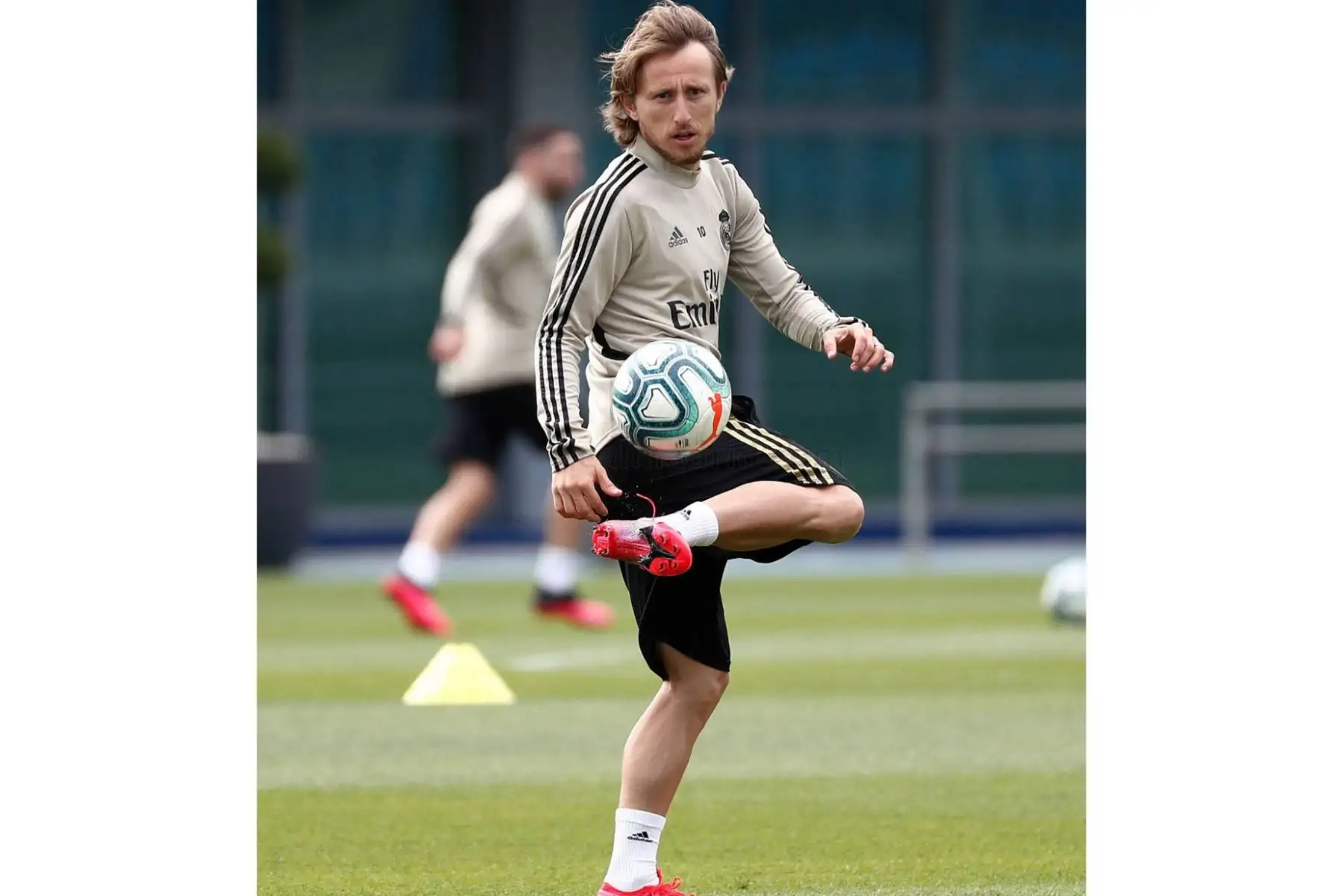 El jugador de Real Madrid,Sergio Ramos vuelve a los entrenamientos tras pasar pruebas de detección de Covid-19.
Foto: Real Madrid