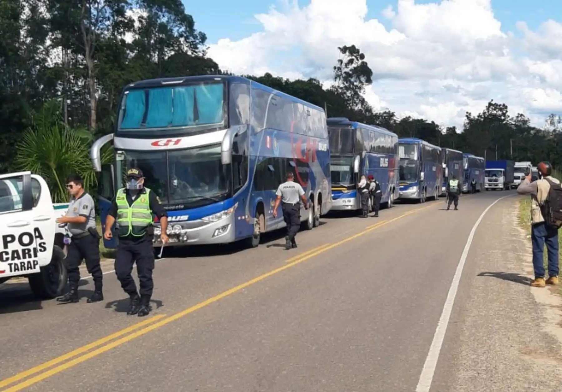 Un total de 3,204 personas retornaron a la región San Martín hasta el momento. ANDINA/Difusión