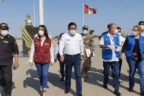 El jefe del Gabinete Ministerial, Vicente Zeballos, destacó la voluntad de articulación y diálogo permanente del Ejecutivo con las autoridades regionales y locales para sumar esfuerzos en la lucha contra la pandemia del covid-19. ANDINA/Difusión