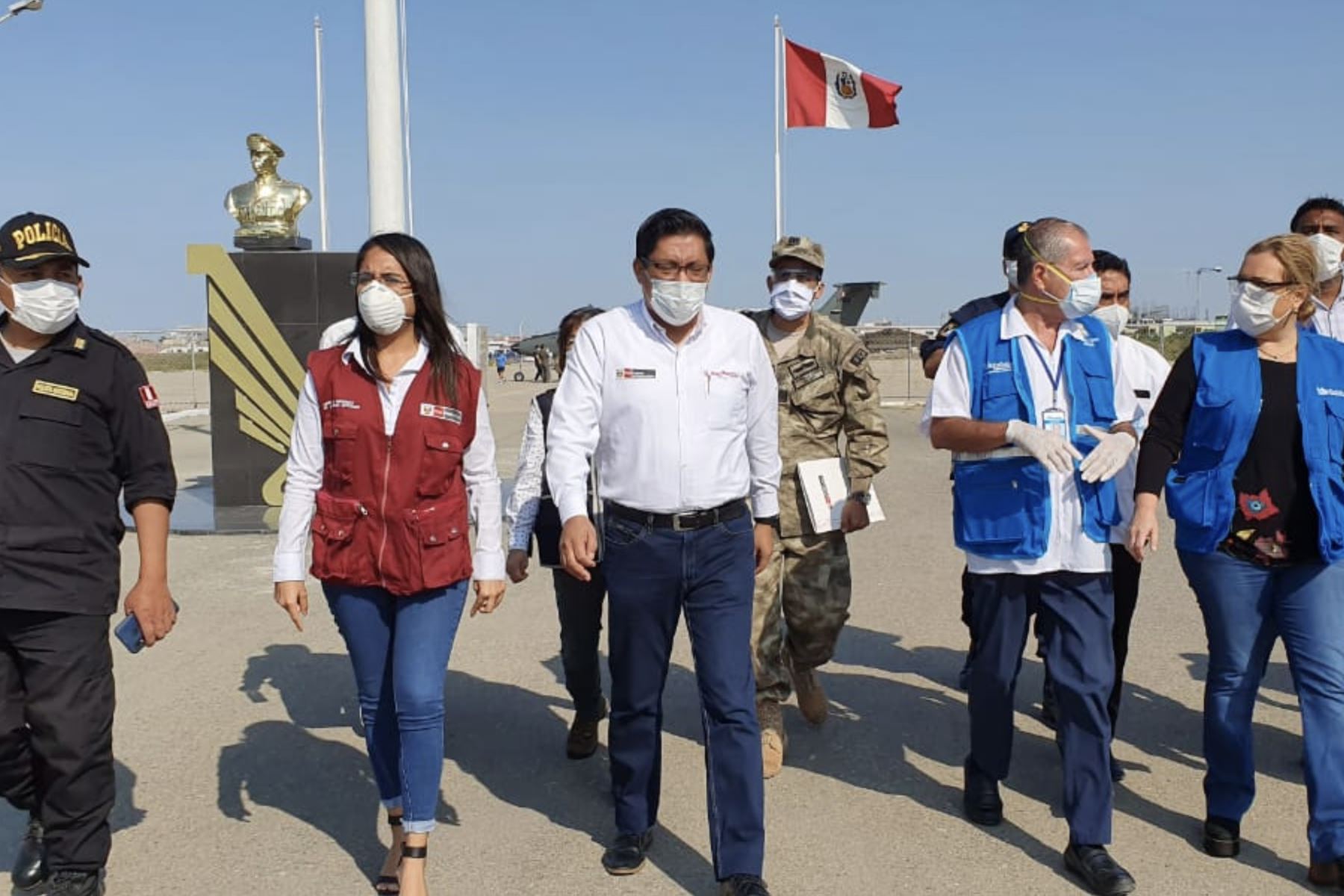 El presidente del Consejo de Ministros, Vicente Zeballos, arribó a la ciudad de Chiclayo con el objetivo de supervisar las acciones que se vienen realizando en la región Lambayeque para hacer frente al coronavirus.