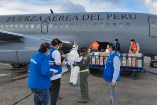 EsSalud Loreto recibe hoy siete toneladas de equipos de protección personal (EPP), implementos y medicinas.