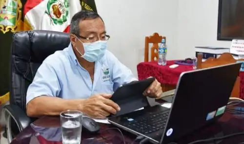 Gobernador regional de Madre de Dios, Luis Hidalgo Okimura. ANDINA/Difusión