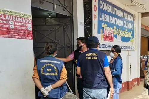 La Fiscalía de Prevención del Delito de Tambopata intervino un consultorio que operaba de manera ilegal.