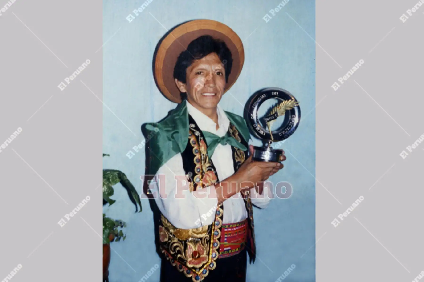 Lima - 1990. Eusebio "Chato" Grados ganador del Cirse 1990. Foto: Archivo Histórico de El Peruano