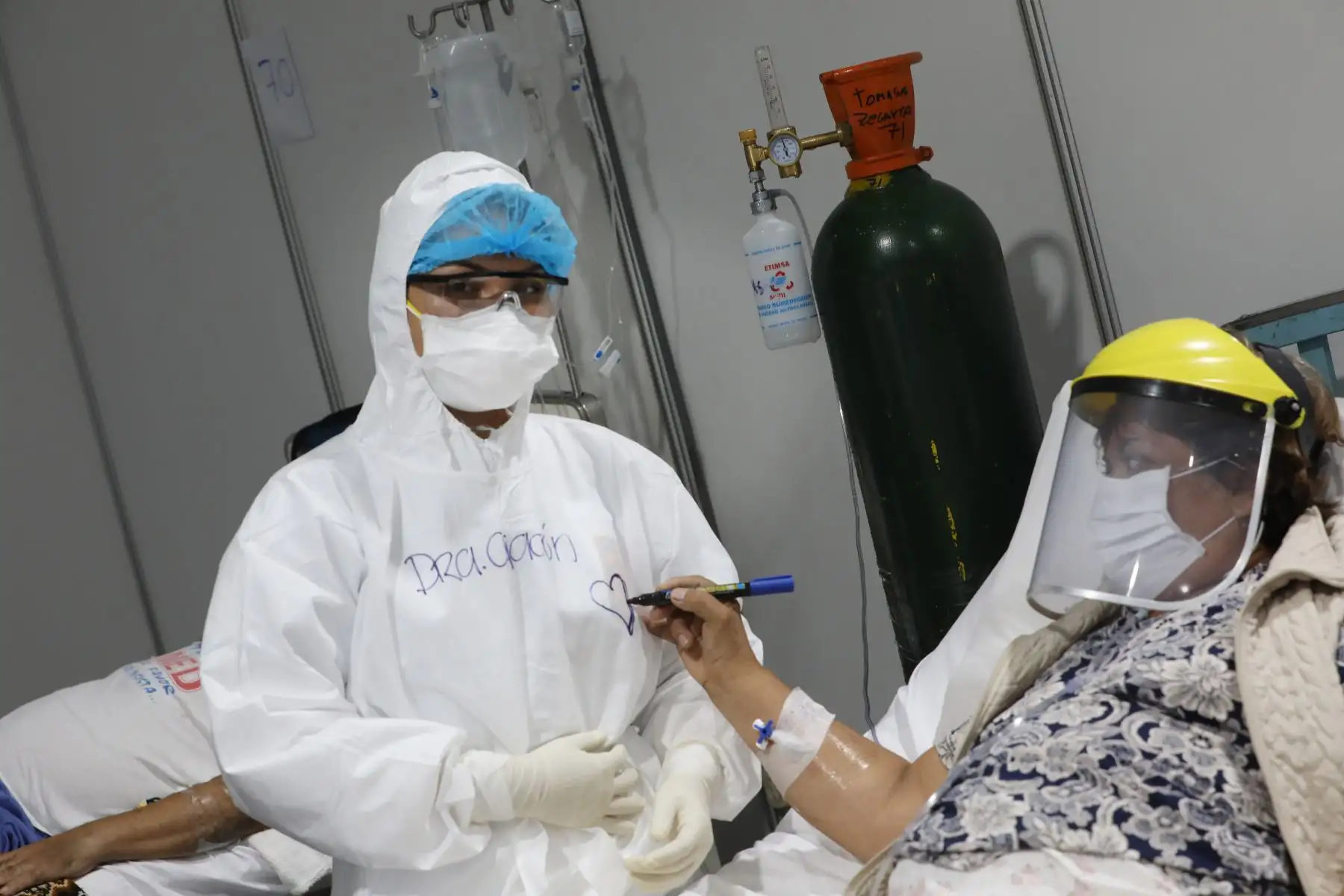 Essalud pone en funcionamiento Hospital Blanco en Iquitos. Foto: ANDINA/Essalud