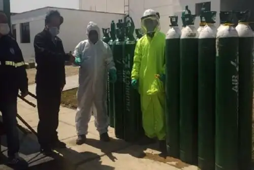 Coronavirus: hospital regional de Nuevo Chimbote recibirá 20 balones de oxigeno diarios