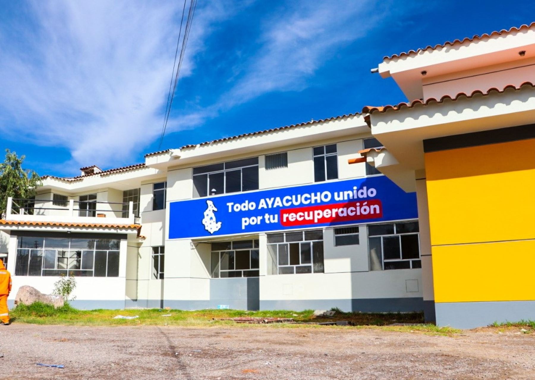 Ayacucho pone en funcionamiento hoy el nuevo hospital de emergencias covid-19, que atenderá a pacientes contagiados con esta enfermedad. ANDINA/Difusión