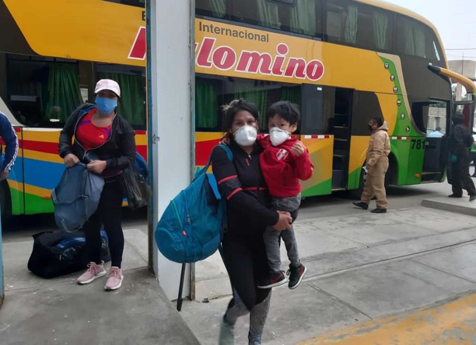 Las primeras 37 personas que retornaron a la Región Lima pasaron prueba rápida y cumplen su cuarentena en la provincia de Huaura. ANDINA/Difusión