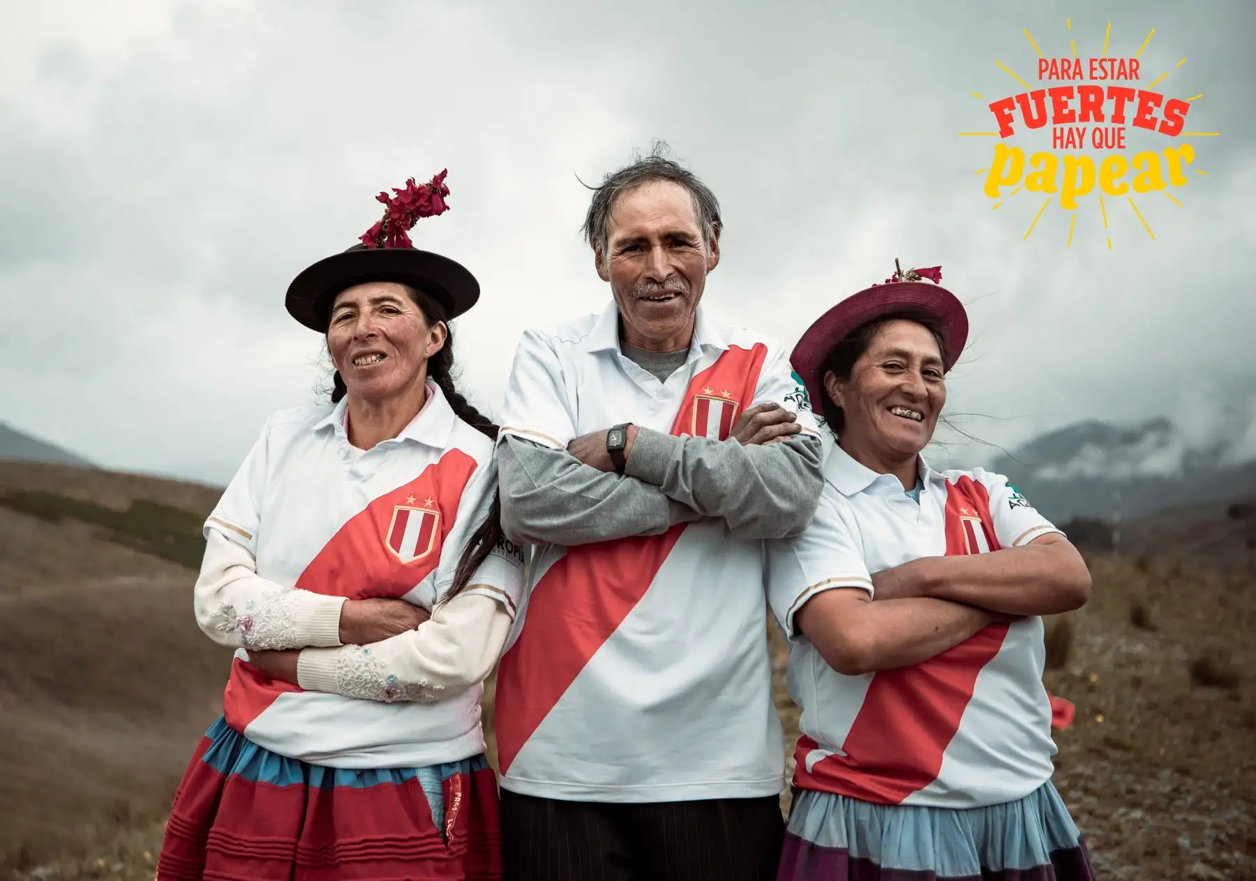 Ministerio de Agricultura y Riego promueve campaña "Para estar fuertes, hay que papear" para fomentar el consumo de papa peruana. ANDINA/Difusión