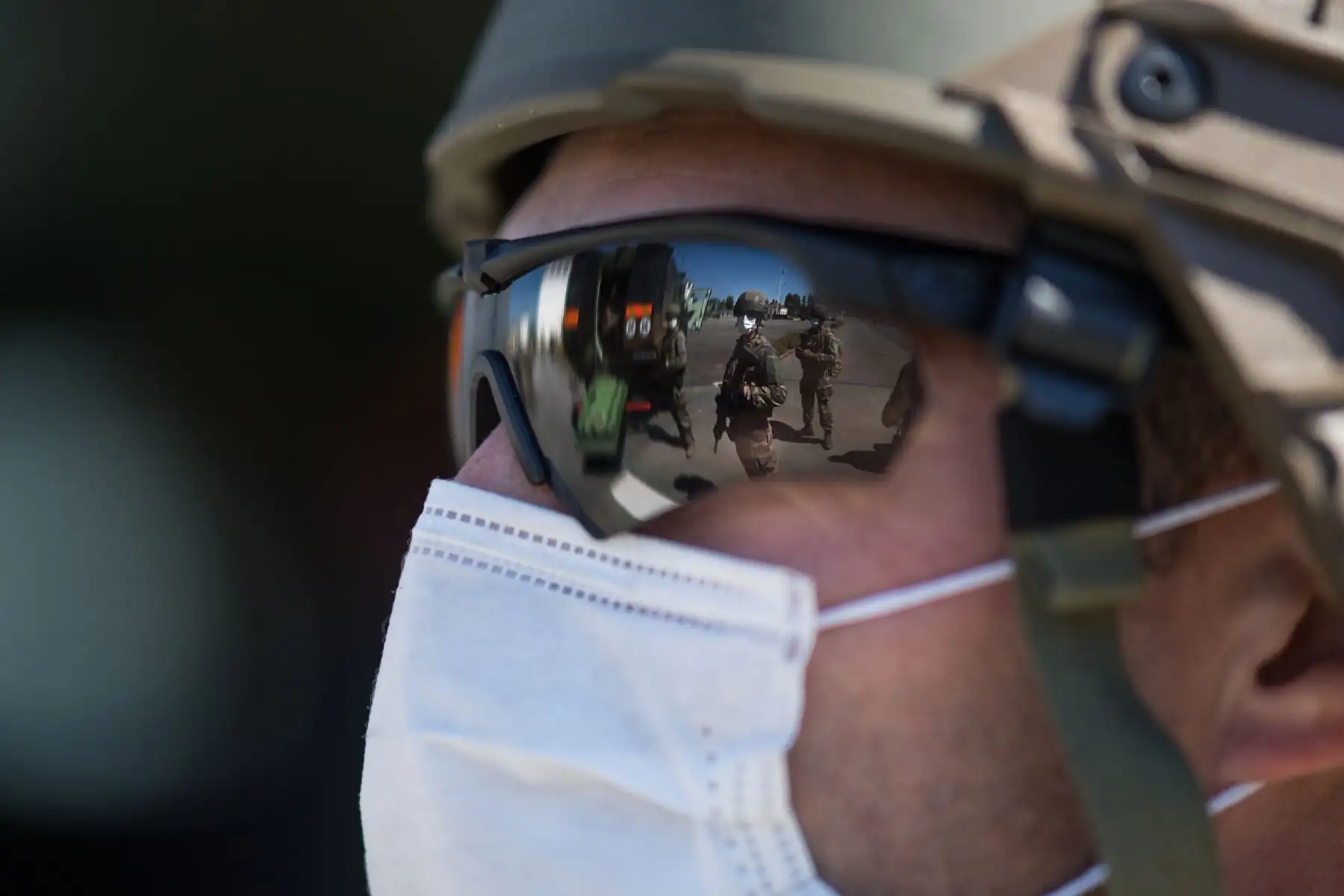 Un soldado del 3D en Francis. Foto: AFP